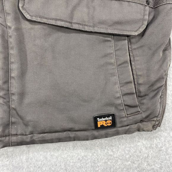 Timberland Pro Rain Repel ThermoLite Vest Men’s XXL Gray Insulated Workwear - Picture 2 of 13